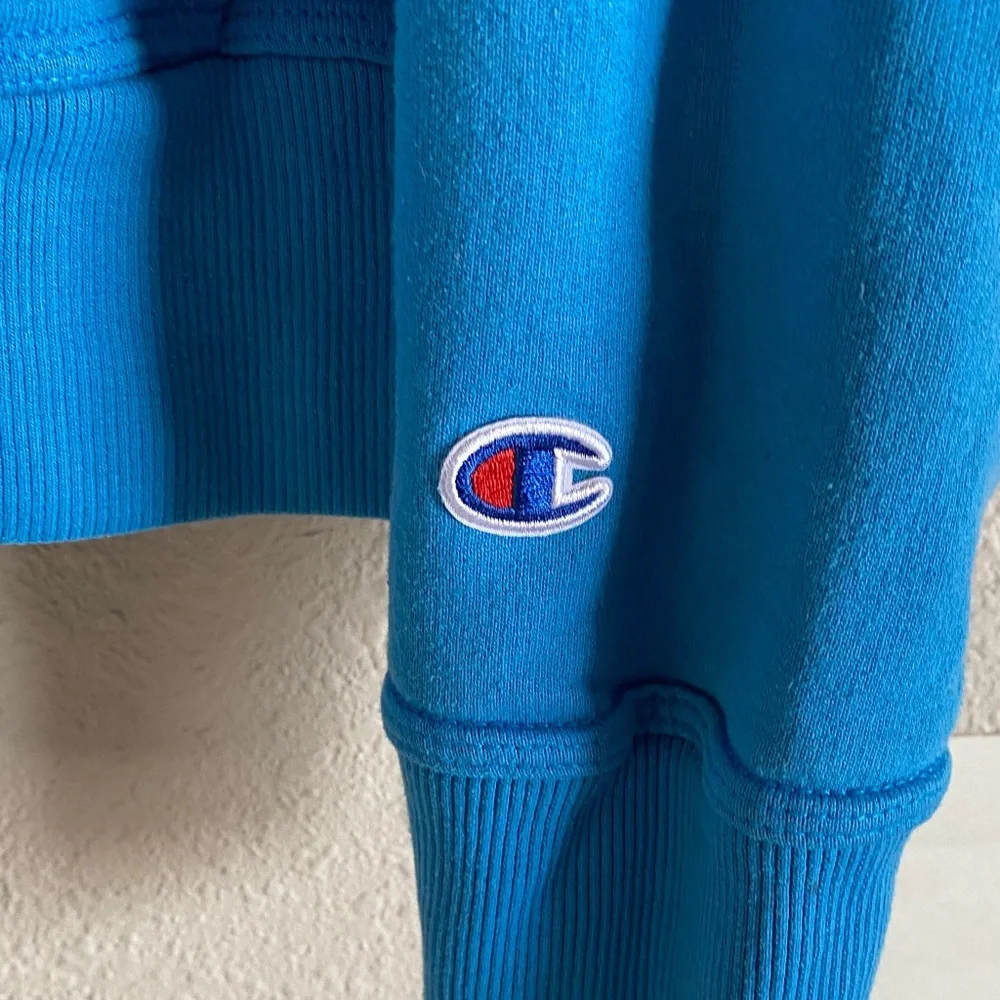 Champion Men's Vibrant Blue Hoodie